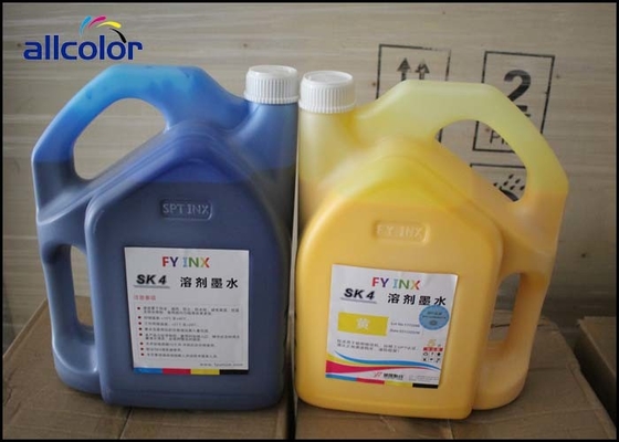 용해성 기반형 잉크를 출력하는 CMYK 피히톤 SK4 프린터 잉크 재조재된 약 키트 SPT510 디지털