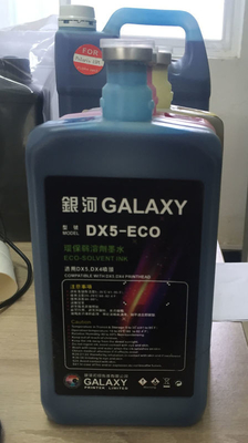 Low Smell Galaxy Eco Solvent Ink For Epson DX4 / DX5 / DX7 Printhead